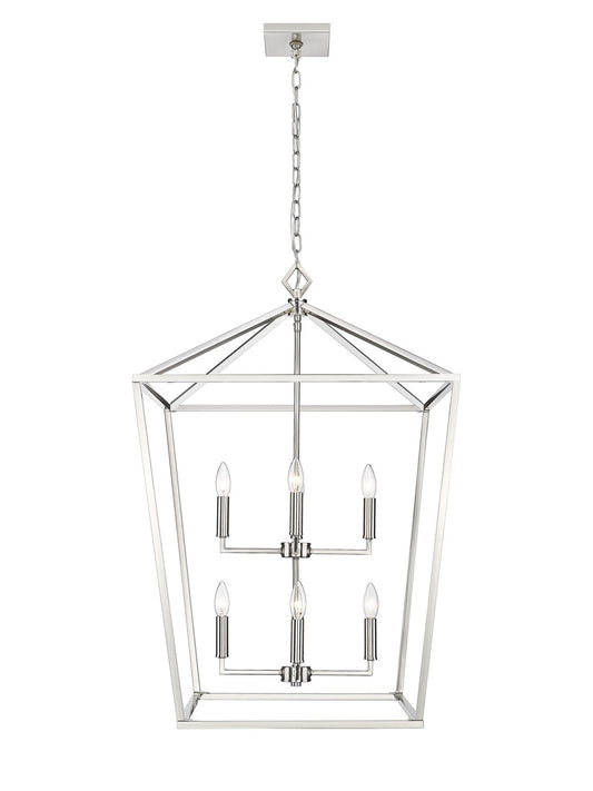 Millennium - 3335-SN - Eight Light Pendant - Satin Nickel