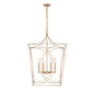 Millennium - 4003-PMG - Six Light Pendant - Tracy - Painted Modern Gold