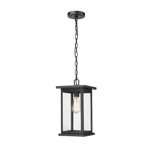 Millennium - 4123-PBK - One Light Outdoor Hanging Lantern - Bowton - Powder Coated Black