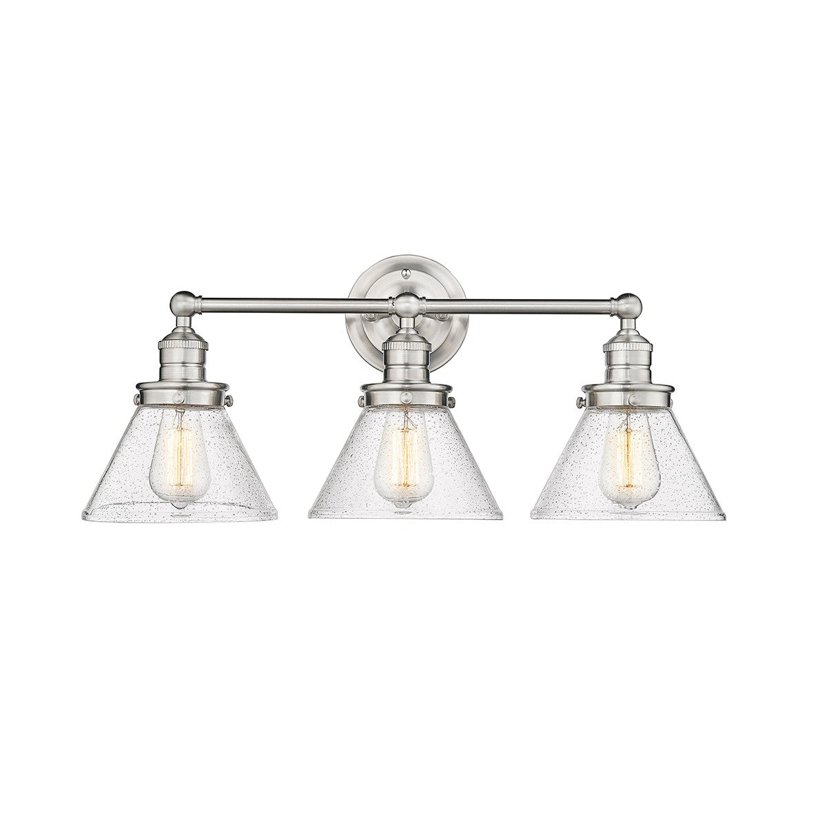 Millennium - 4143-BN - Three Light Vanity - Eyden - Brushed Nickel