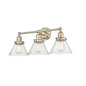 Millennium - 4143-MG - Three Light Vanity - Eyden - Modern Gold