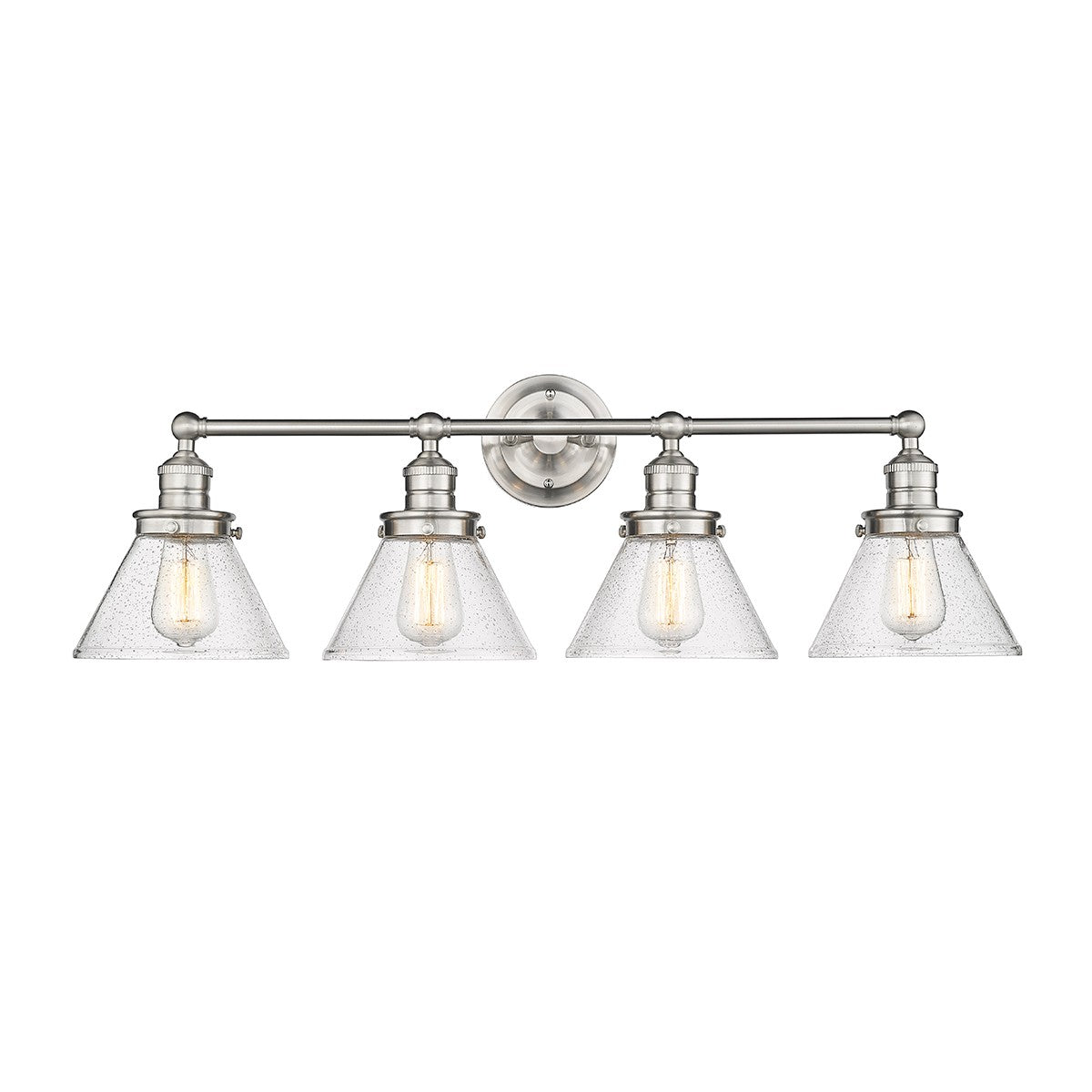 Millennium - 4144-BN - Four Light Vanity - Eyden - Brushed Nickel