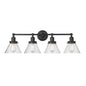 Millennium - 4144-MB - Four Light Vanity - Eyden - Matte Black