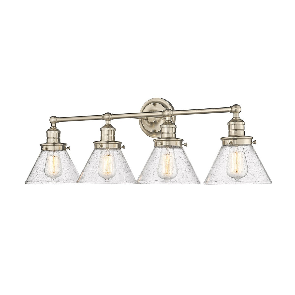 Millennium - 4144-MG - Four Light Vanity - Eyden - Modern Gold