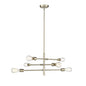 Millennium - 4246-MG - Six Light Pendant - Decco - Modern Gold