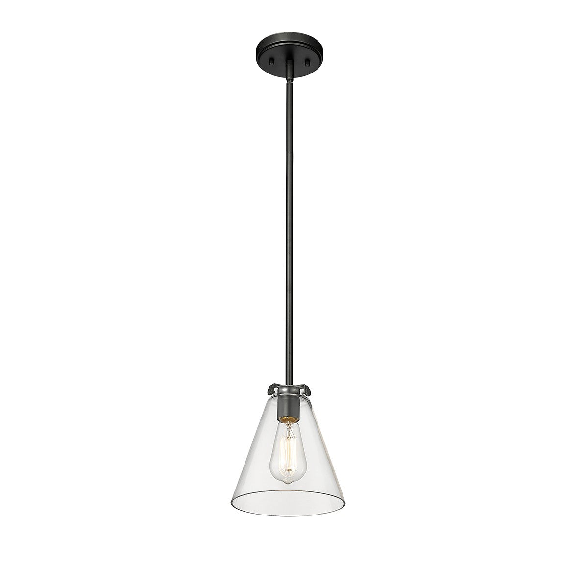 Millennium - 8131-MB - One Light Mini Pendant - Aliza - Matte Black