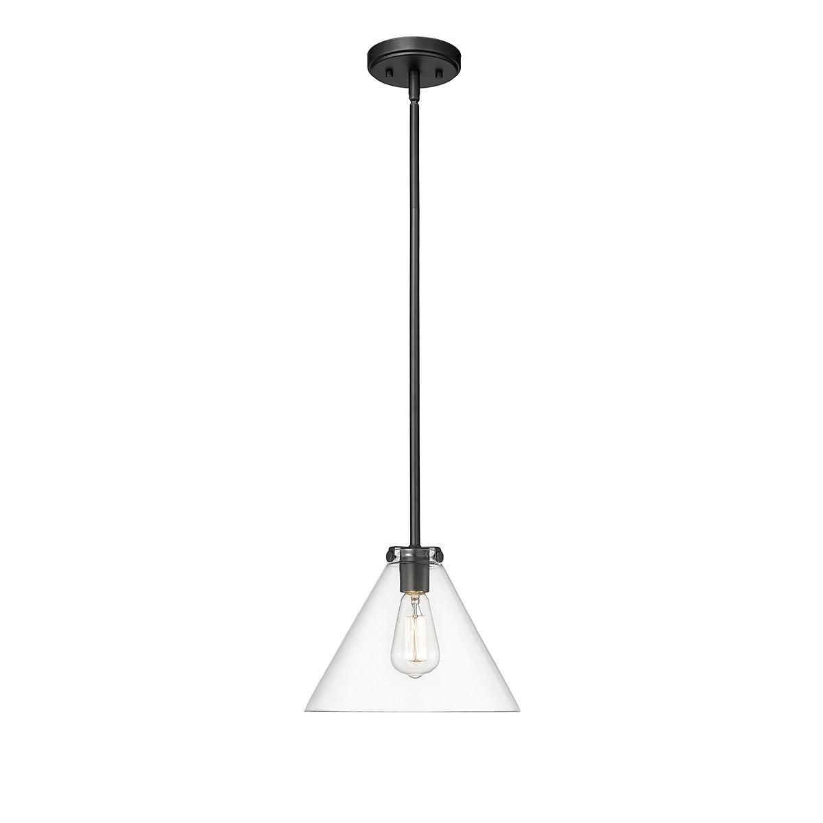 Millennium - 8141-MB - One Light Pendant - Aliza - Matte Black