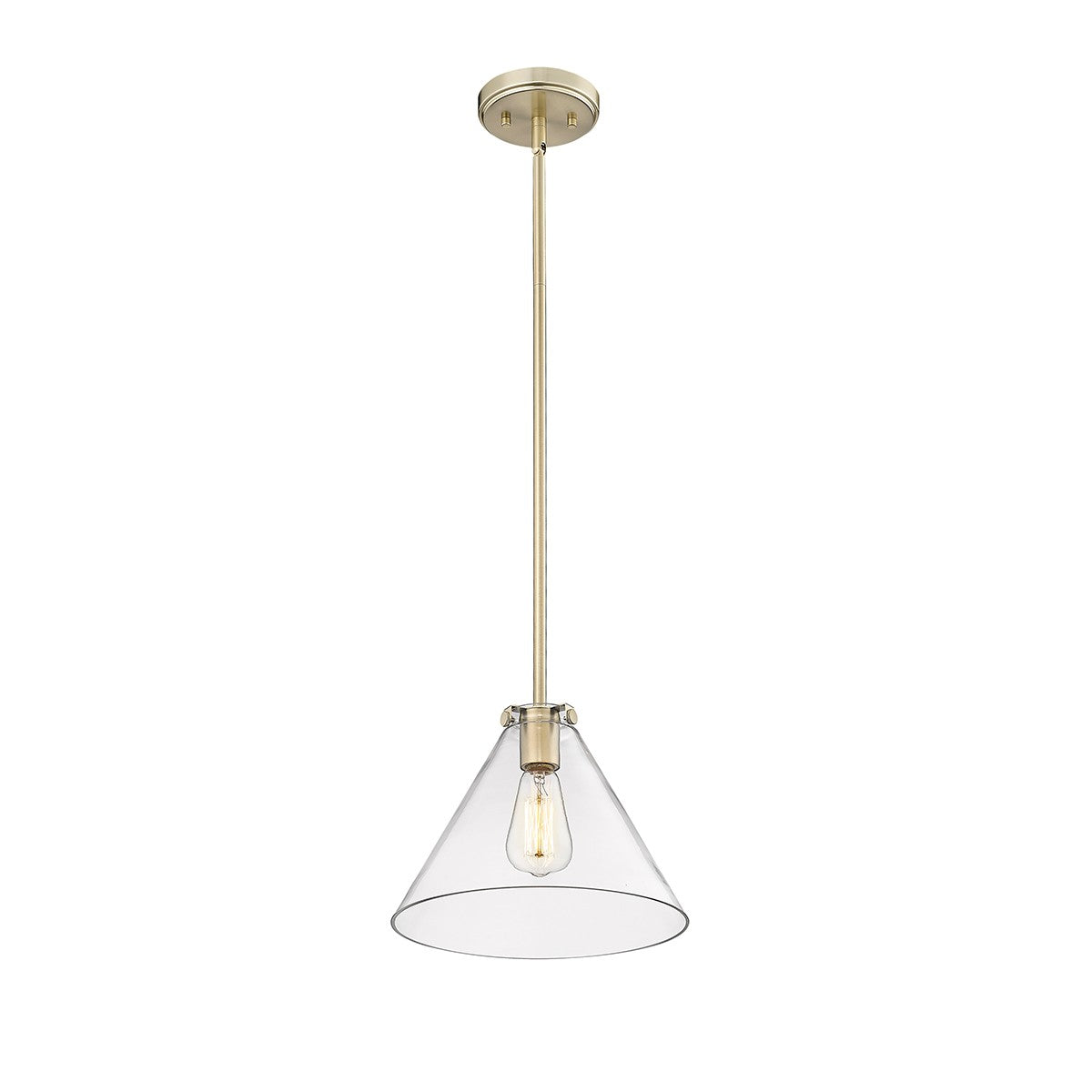 Millennium - 8141-MG - One Light Pendant - Aliza - Modern Gold