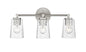 Millennium - 9233-BN - Three Light Vanity - Ashli - Brushed Nickel