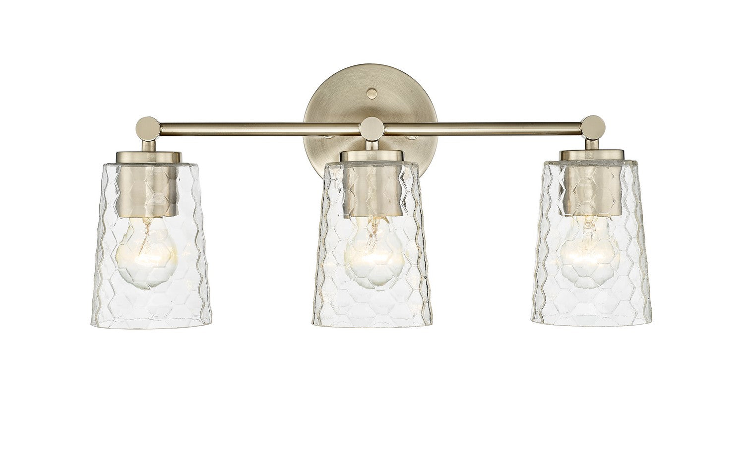 Millennium - 9233-MG - Three Light Vanity - Ashli - Modern Gold