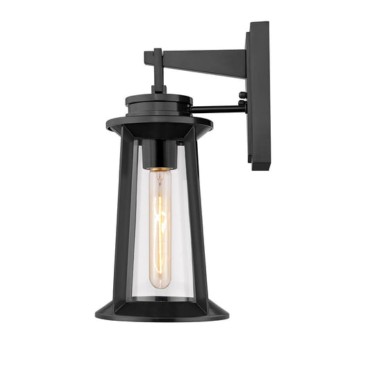 Millennium - 8201-PBK - One Light Outdoor Wall Sconce - Bolling - Powder Coated Black