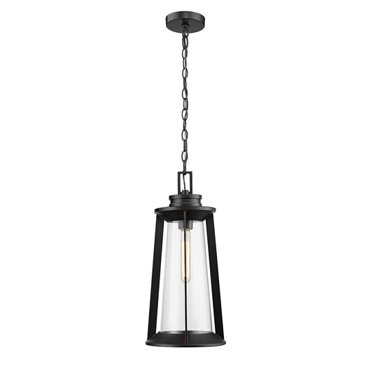 Millennium - 8204-PBK - One Light Outdoor Hanging Lantern - Bolling - Powder Coated Black