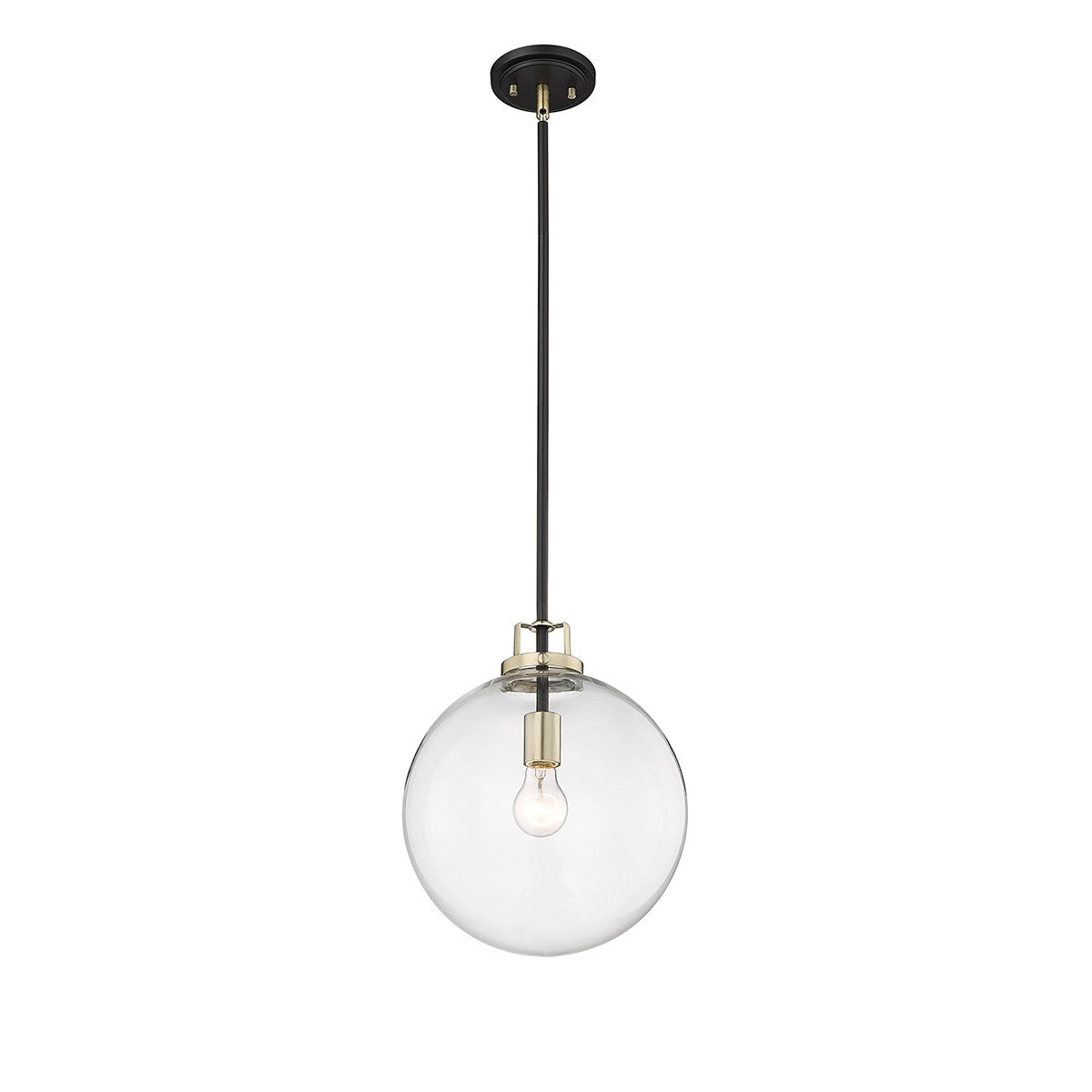 Millennium - 9202-MB/MG - One Light Pendant - Mellrosa - Matte Black Modern Gold