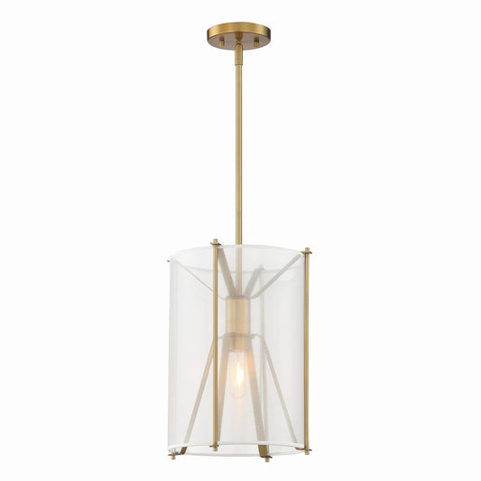 Designers Fountain - D223M-12P-OSB - One Light Pendant - Daybreak - Old Satin Brass