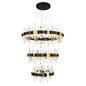 CWI Lighting - 1592P32-3-612 - LED Chandelier - Aya - Pearl Black & Titanium Gold