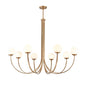 ELK Home - 89679/8 - Eight Light Chandelier - Caroline - Brushed Gold