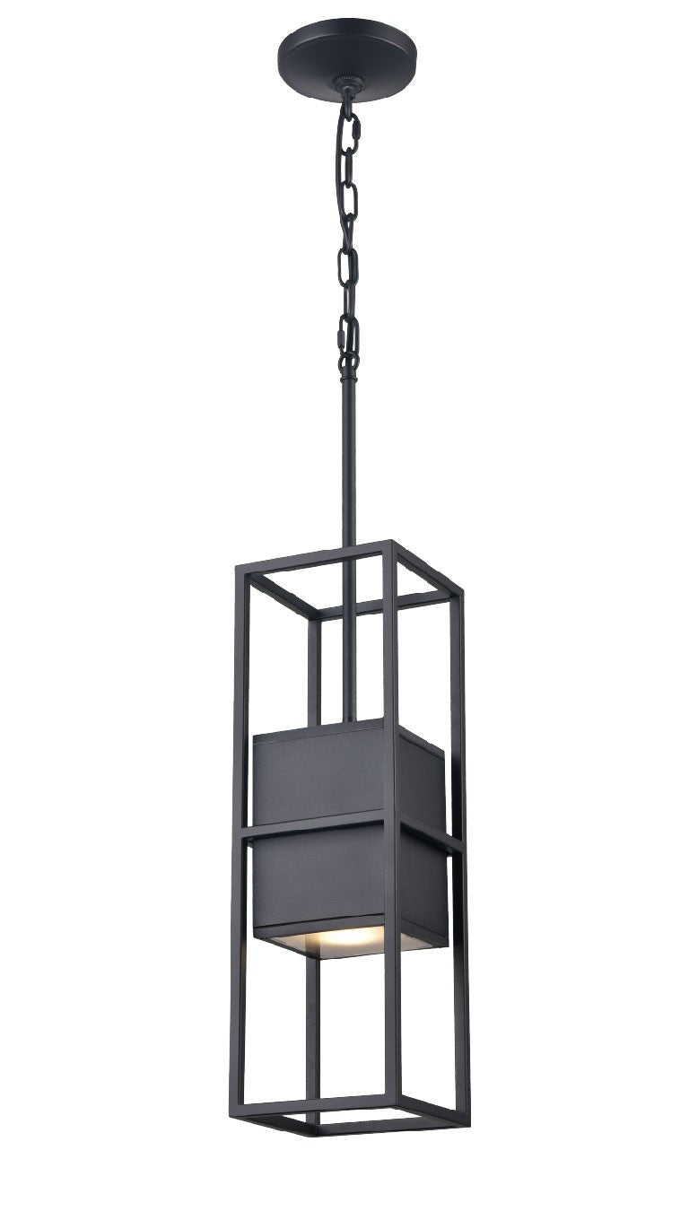 DVI Lighting - DVP22175BK-OP - One Light Pendant - Starline - Black With Half Opal Glass