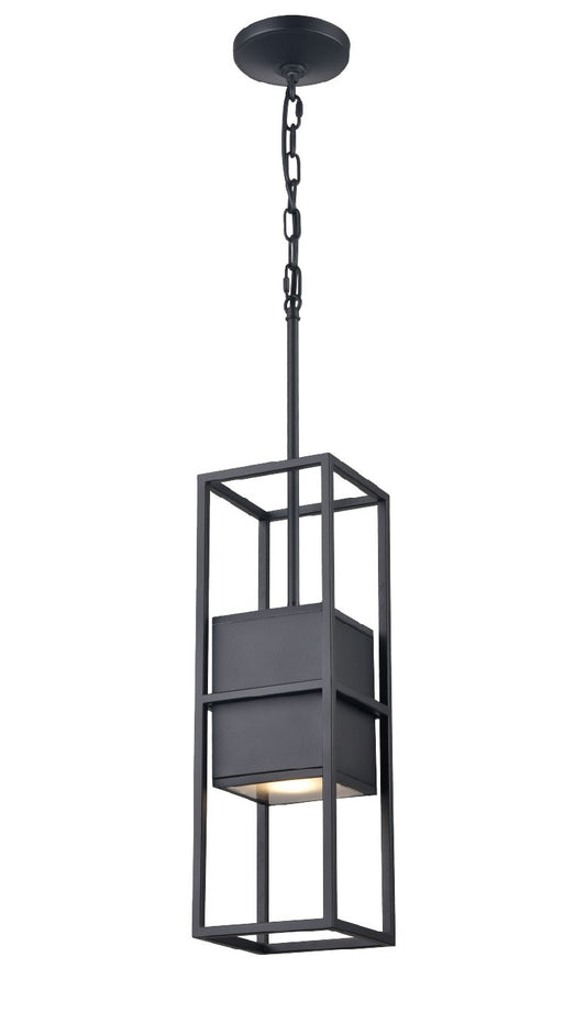 DVI Lighting - DVP22175BK-OP - One Light Pendant - Starline - Black With Half Opal Glass