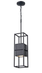 DVI Lighting - DVP22175BK-OP - One Light Pendant - Starline - Black With Half Opal Glass