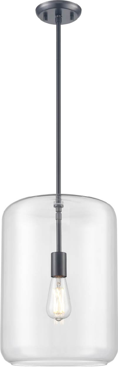 DVI Lighting - DVP25821GR-CL - One Light Pendant - St. Julian - Graphite With Clear Glass