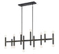 DVI Lighting - DVP42841EB+MF - 14 Light Pendant - Klondike - Multiple Finishes And Ebony
