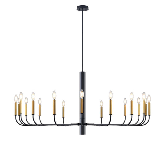 DVI Lighting - DVP44050MF+GR - 18 Light Chandelier - Olivia - Multiple Finishes And Graphite