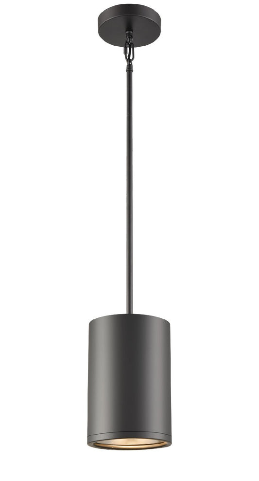DVI Lighting - DVP49110MW+BK - One Light Pendant - Gimli - Matte White And Black