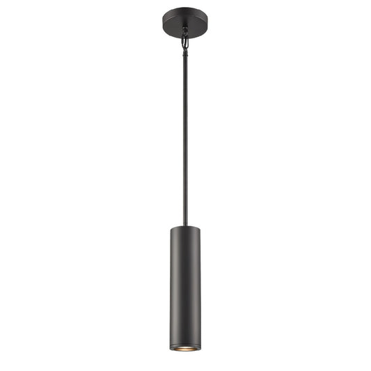 DVI Lighting - DVP49119MW+BK - One Light Pendant - Gimli - Matte White And Black