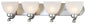 Minka-Lavery - 5424-84 - Four Light Bath - Paradox - Brushed Nickel