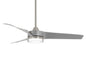 Minka Aire - F692L-BN/SL - 56" Ceiling Fan - Veer - Brushed Nickel W/ Silver