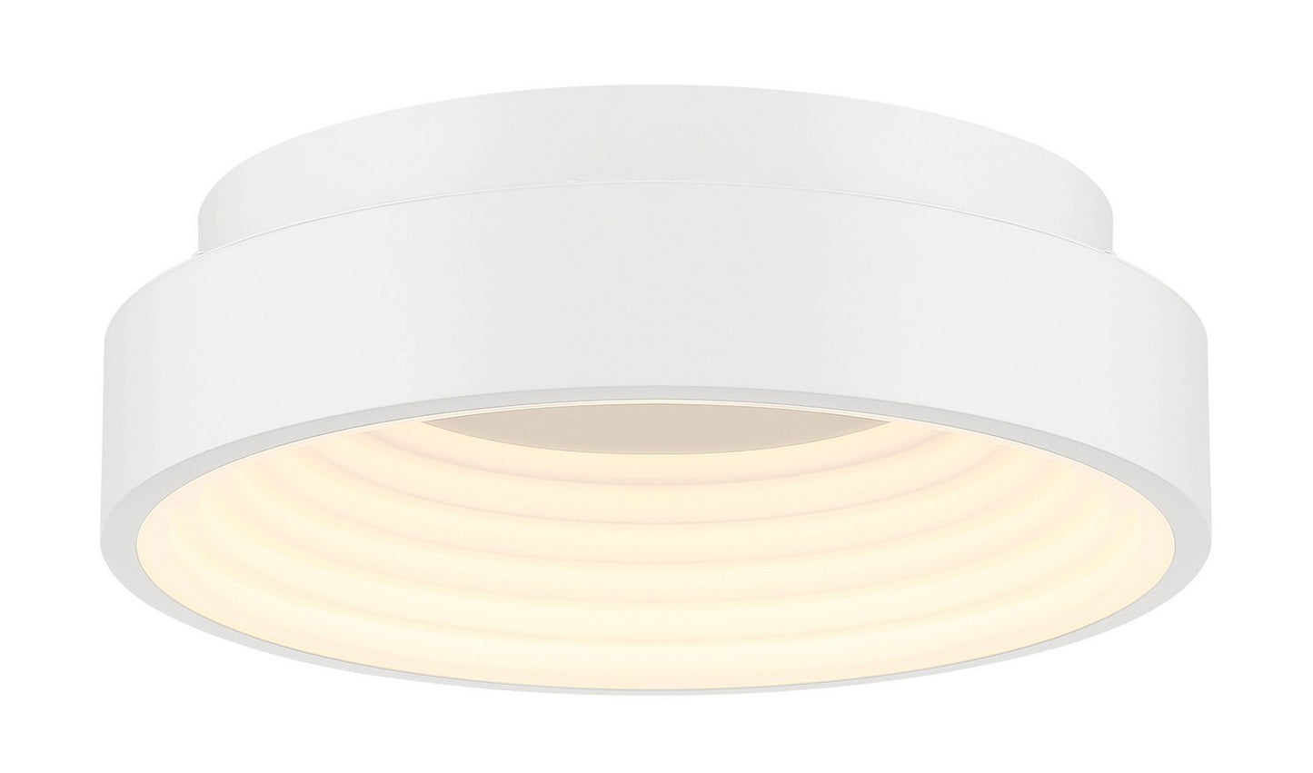 George Kovacs - P5550-44B-L - LED Flush Mount - Conc - Matte White