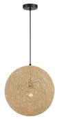 George Kovacs - P5570-66A - One Light Pendant - Entwined - Coal