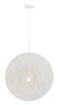 George Kovacs - P5571-44B - One Light Pendant - Entwined - Matte White