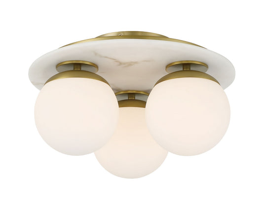 Minka-Lavery - 1206-695 - Three Light Semi Flush Mount - Orban - Soft Brass