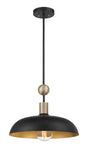 Minka-Lavery - 1995-862 - One Light Pendant - Biloxi - Coal And Weathered Antique Bra