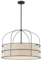 Minka-Lavery - 2156-66A - Six Light Pendant - Gateway Park - Coal