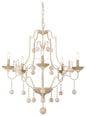 Minka-Lavery - 2665-717 - Five Light Chandelier - Colonial Charm - White Wash & Sun Dried Clay