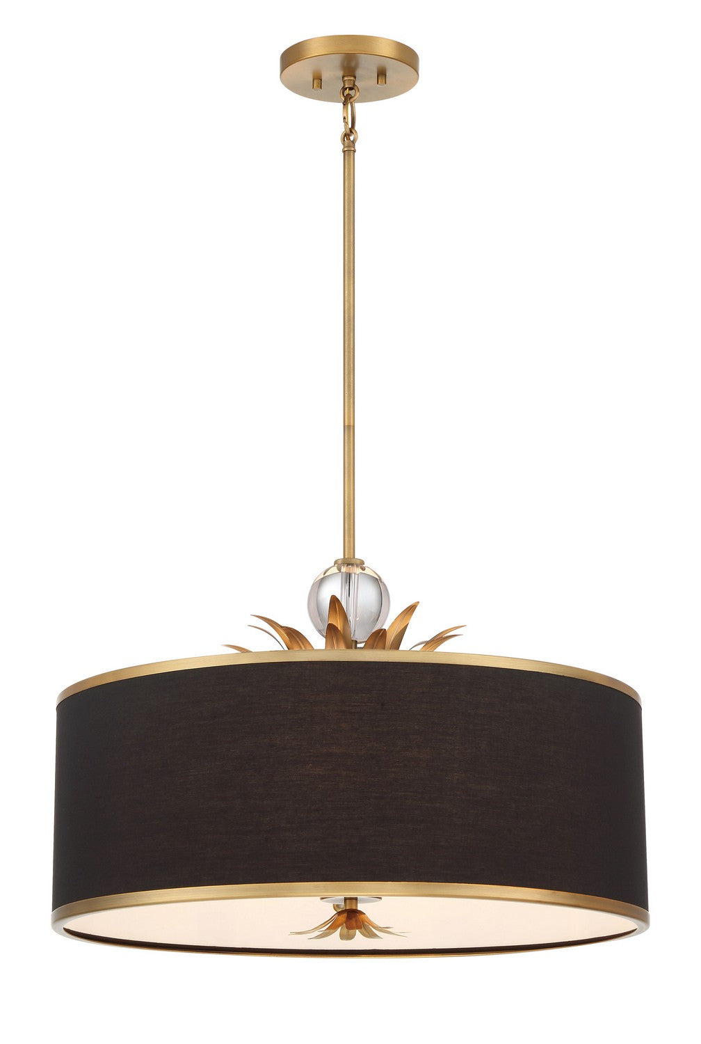 Minka-Lavery - 4584-672 - Four Light Pendant - Caprio - Natural Brushed Brass