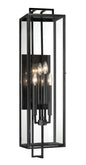 Minka-Lavery - 73332-66A - Four Light Outdoor Wall Mount - Knoll Road - Coal