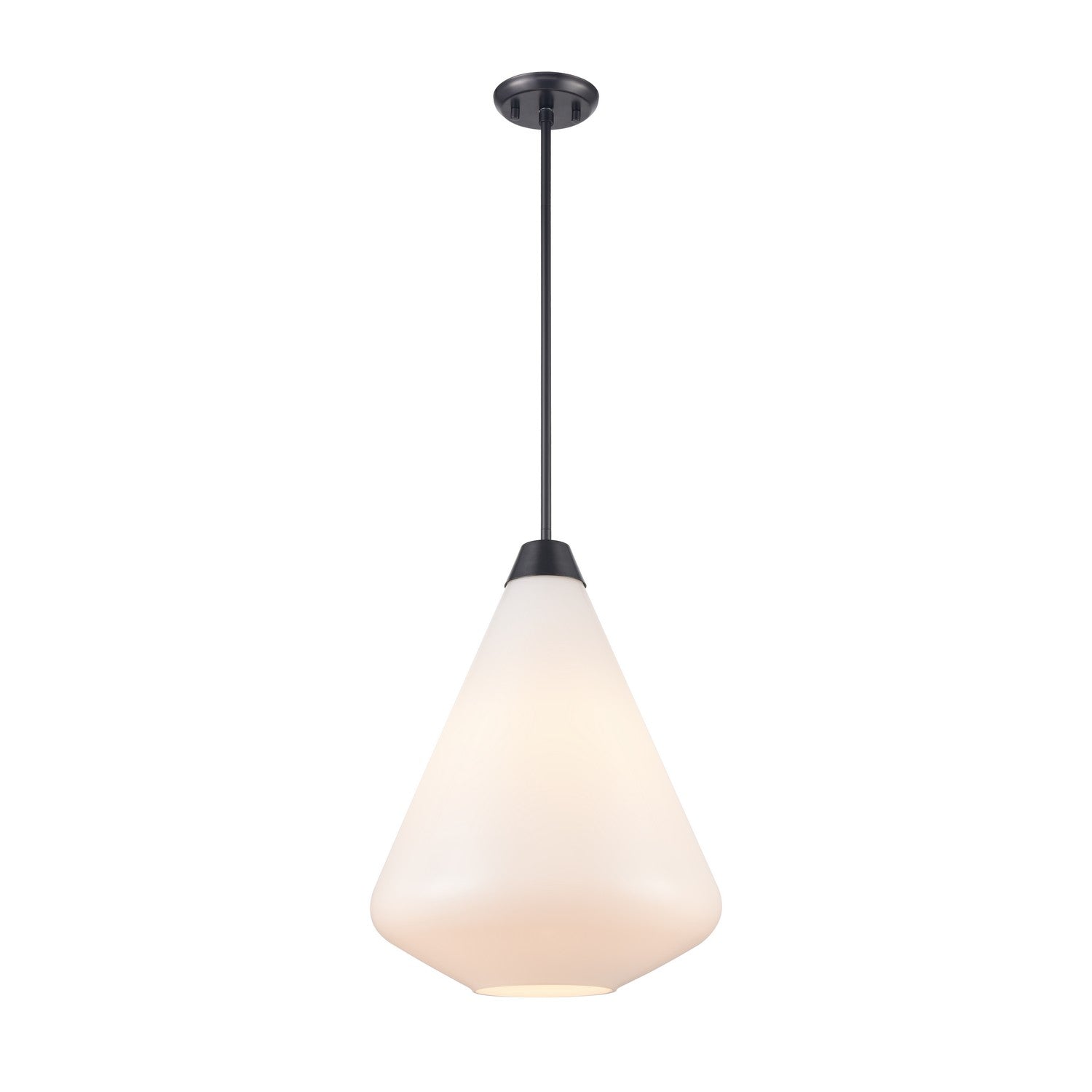 DVI Lighting - DVP25805GR-TO - One Light Pendant - St Julian - Graphie With True Opal Glass