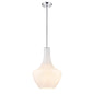 DVI Lighting - DVP25810CH-TO - One Light Pendant - St Julian - Chrome With True Opal Glass