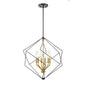 DVI Lighting - DVP44905BR+EB - Six Light Pendant - Ashoona - Brass And Ebony