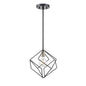 DVI Lighting - DVP44921BN+EB - One Light Pendant - Ashoona - Buffed Nickel And Ebony