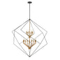DVI Lighting - DVP44949BR+EB - 15 Light Foyer Pendant - Ashoona - Brass And Ebony
