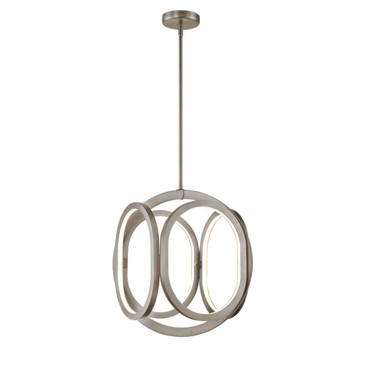 DVI Lighting - DVP46549BN - LED Foyer Pendant - Perigee Ac Led - Buffed Nickle