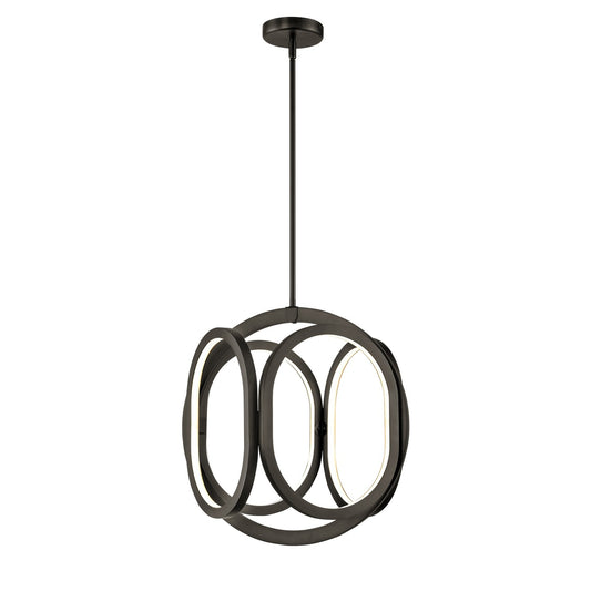 DVI Lighting - DVP46549GR - LED Foyer Pendant - Perigee Ac Led - Graphite
