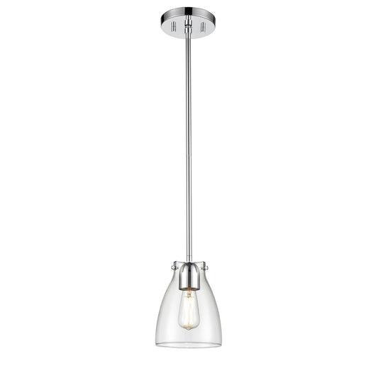 DVI Lighting - DVP47021CH-CL - One Light Pendant - Emma - Chrome With Clear Glass