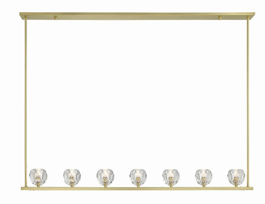 Crystorama - ARA-10267-SB - LED Chandelier - Aragon - Soft Brass