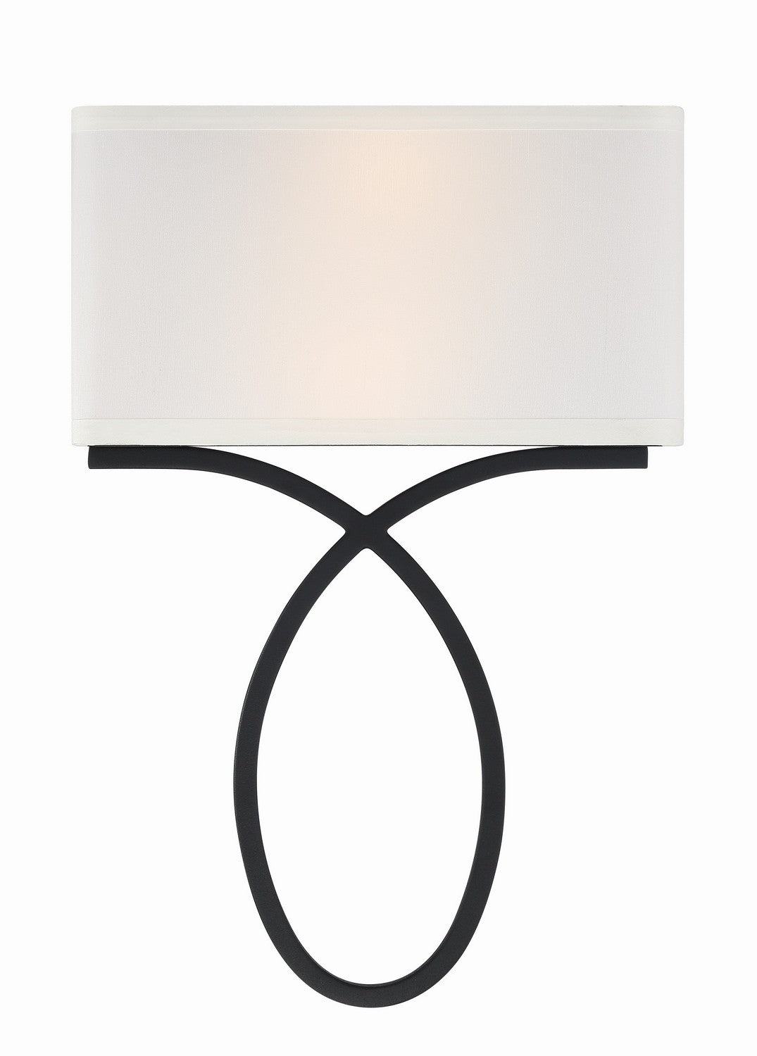 Crystorama - BRK-A3702-BF - Two Light Wall Sconce - Brinkley - Black Forged