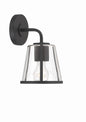 Crystorama - FUL-911-BK-CL - One Light Bath - Fulton - Black